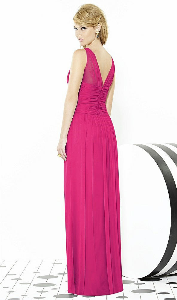 Back View - Think Pink After Six Bridesmaid Dress 6711