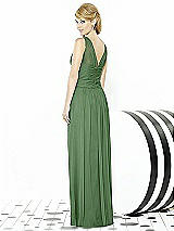 Rear View Thumbnail - Vineyard Green After Six Bridesmaid Dress 6711