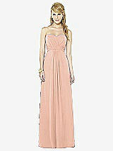 Front View Thumbnail - Pale Peach After Six Bridesmaid Dress 6713