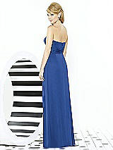 Rear View Thumbnail - Classic Blue After Six Bridesmaid Dress 6713