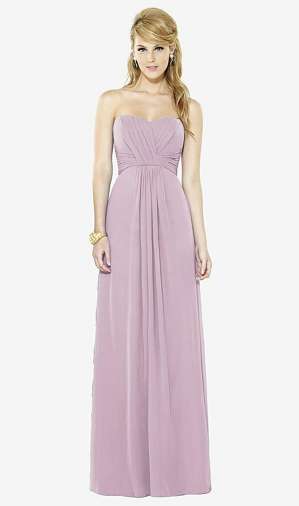 Front View - Suede Rose After Six Bridesmaid Dress 6713