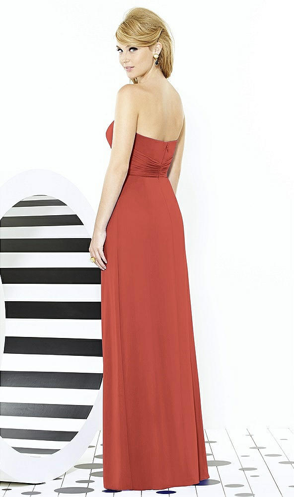 Back View - Amber Sunset After Six Bridesmaid Dress 6713