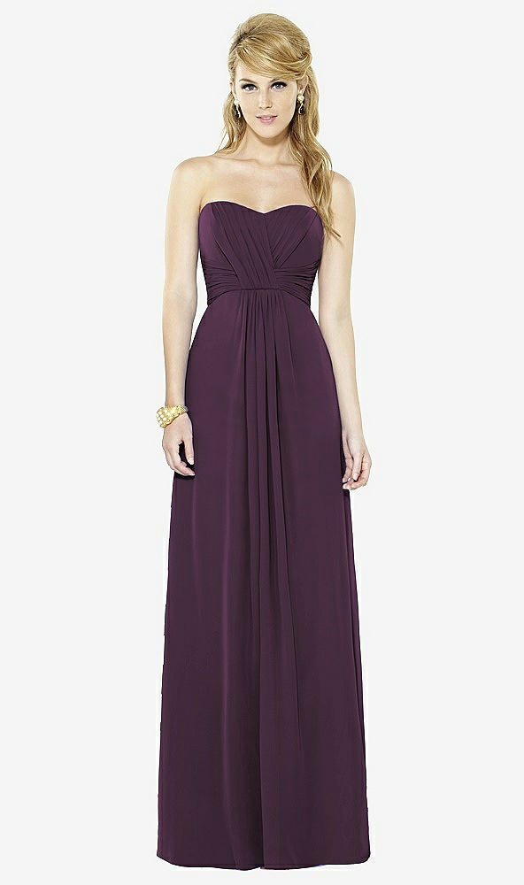 Front View - Aubergine After Six Bridesmaid Dress 6713