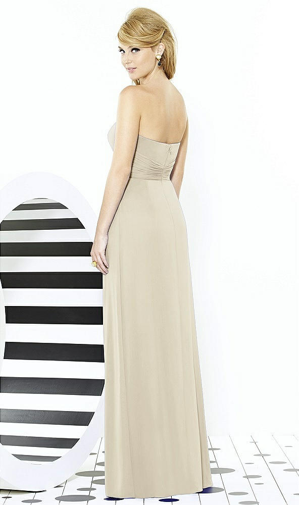 Back View - Champagne After Six Bridesmaid Dress 6713