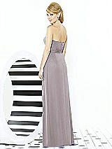 Rear View Thumbnail - Cashmere Gray After Six Bridesmaid Dress 6713