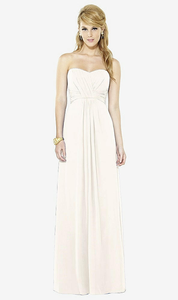 Front View - Ivory After Six Bridesmaid Dress 6713
