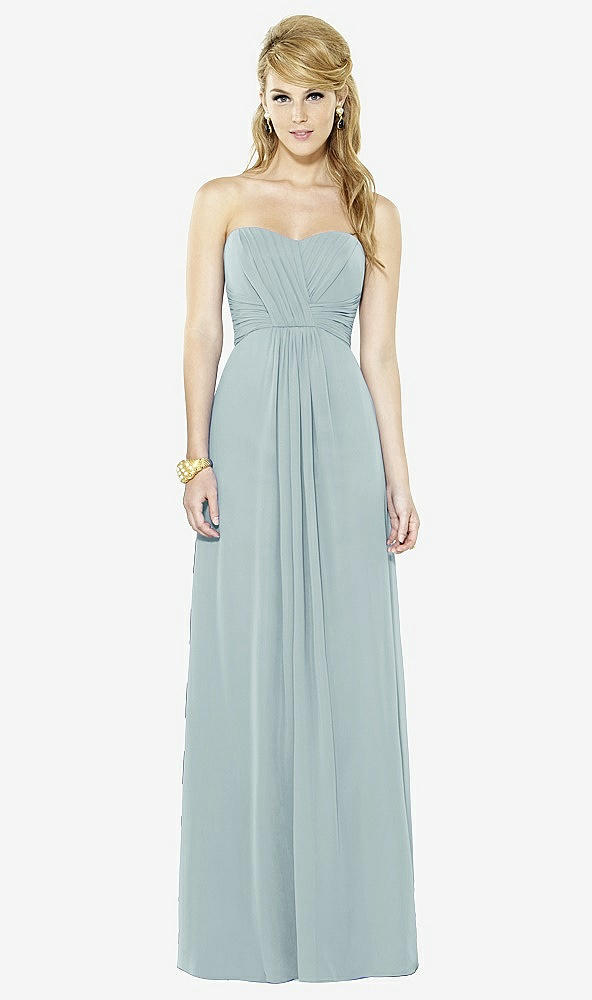 Front View - Morning Sky After Six Bridesmaid Dress 6713