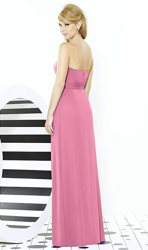 Back View - Orchid Pink After Six Bridesmaid Dress 6713