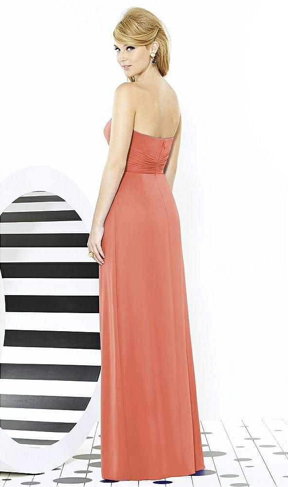 Back View - Terracotta Copper After Six Bridesmaid Dress 6713