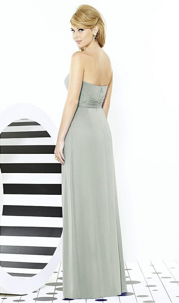 Back View - Willow Green After Six Bridesmaid Dress 6713