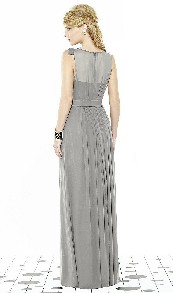 Back View - Chelsea Gray After Six Bridesmaid Dress 6714