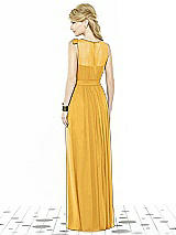 Rear View Thumbnail - NYC Yellow After Six Bridesmaid Dress 6714