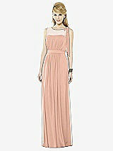 Front View Thumbnail - Pale Peach After Six Bridesmaid Dress 6714
