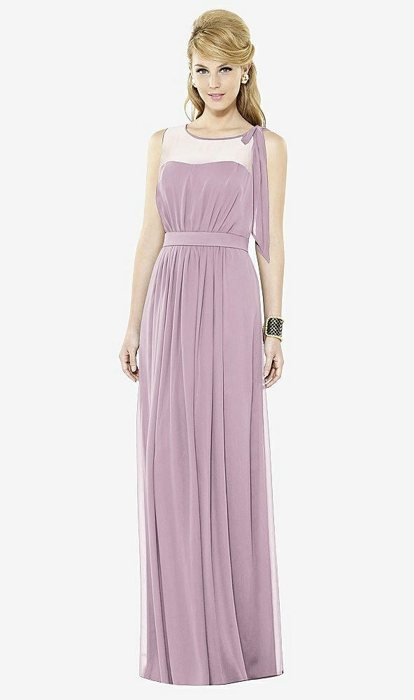 Front View - Suede Rose After Six Bridesmaid Dress 6714