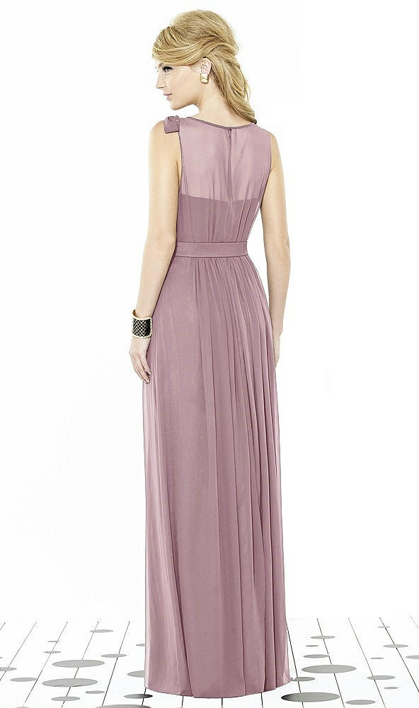 Back View - Dusty Rose After Six Bridesmaid Dress 6714