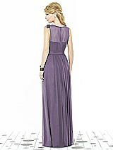 Rear View Thumbnail - Lavender After Six Bridesmaid Dress 6714