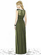 Rear View Thumbnail - Olive Green After Six Bridesmaid Dress 6714