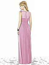 Rear View Thumbnail - Powder Pink After Six Bridesmaid Dress 6714