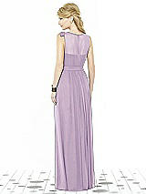Rear View Thumbnail - Pale Purple After Six Bridesmaid Dress 6714
