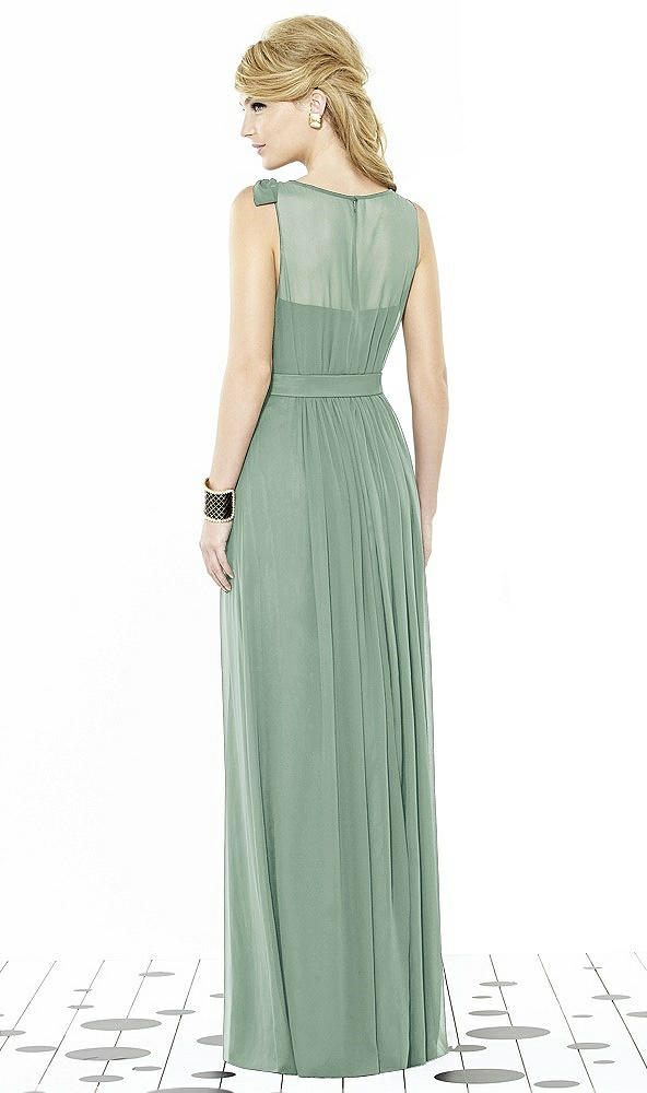 Back View - Seagrass After Six Bridesmaid Dress 6714