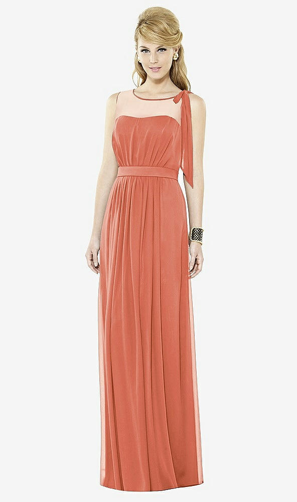 Front View - Terracotta Copper After Six Bridesmaid Dress 6714