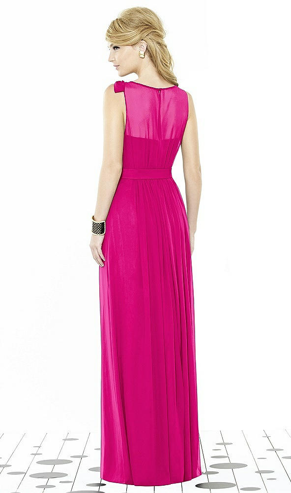 Back View - Think Pink After Six Bridesmaid Dress 6714