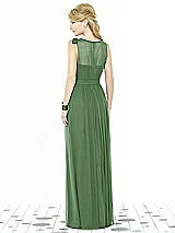 Rear View Thumbnail - Vineyard Green After Six Bridesmaid Dress 6714