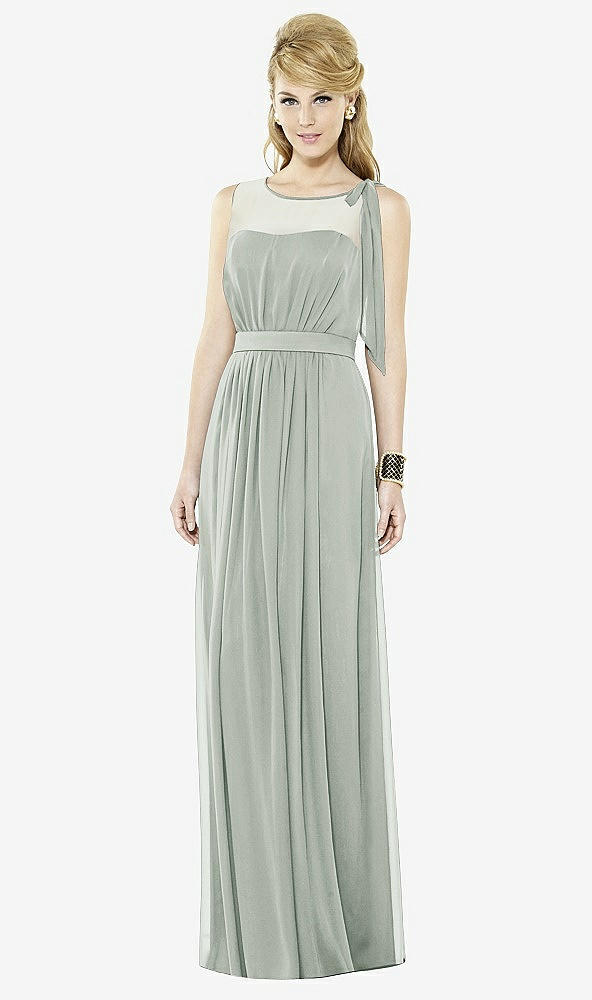 Front View - Willow Green After Six Bridesmaid Dress 6714