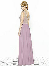 Rear View Thumbnail - Suede Rose & Cameo After Six Bridesmaid Dress 6715