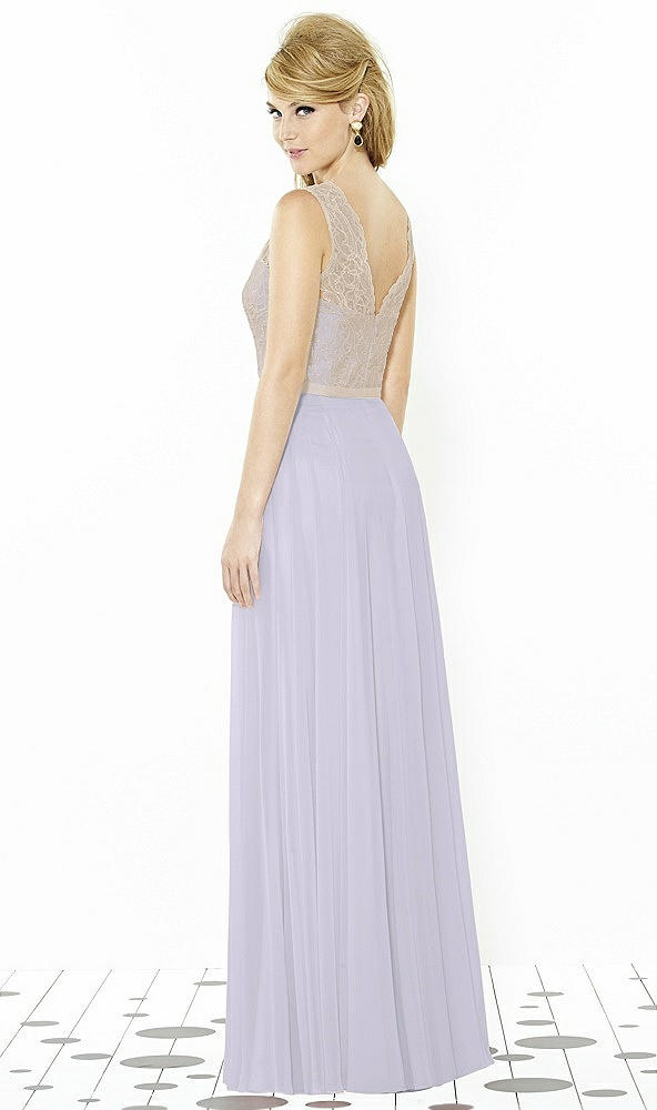 Back View - Silver Dove & Cameo After Six Bridesmaid Dress 6715