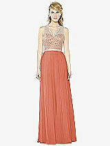 Front View Thumbnail - Terracotta Copper & Cameo After Six Bridesmaid Dress 6715