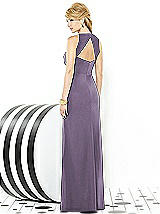 Rear View Thumbnail - Lavender After Six Bridesmaid Dress 6716