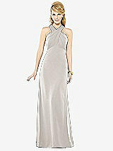 Front View Thumbnail - Oyster After Six Bridesmaid Dress 6716