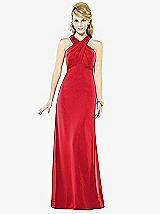 Front View Thumbnail - Parisian Red After Six Bridesmaid Dress 6716