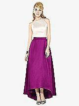 Front View Thumbnail - Persian Plum & Ivory After Six Bridesmaid Dress 6718