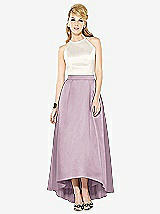 Front View Thumbnail - Suede Rose & Ivory After Six Bridesmaid Dress 6718
