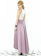 Rear View Thumbnail - Suede Rose & Ivory After Six Bridesmaid Dress 6718