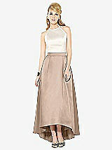 Front View Thumbnail - Topaz & Ivory After Six Bridesmaid Dress 6718
