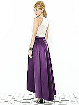 Rear View Thumbnail - African Violet & Ivory After Six Bridesmaid Dress 6718