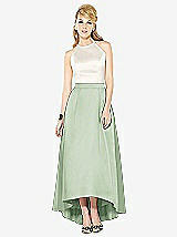 Front View Thumbnail - Celadon & Ivory After Six Bridesmaid Dress 6718