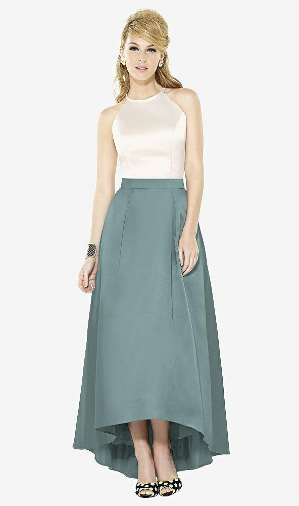 Front View - Icelandic & Ivory After Six Bridesmaid Dress 6718