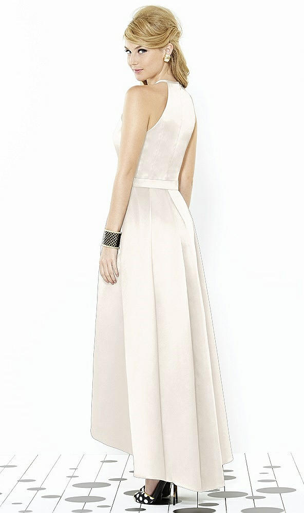 Back View - Ivory & Ivory After Six Bridesmaid Dress 6718