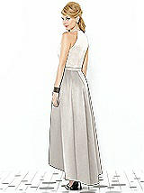 Rear View Thumbnail - Oyster & Ivory After Six Bridesmaid Dress 6718