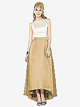 Front View Thumbnail - Venetian Gold & Ivory After Six Bridesmaid Dress 6718