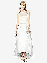 Front View Thumbnail - White & Ivory After Six Bridesmaid Dress 6718