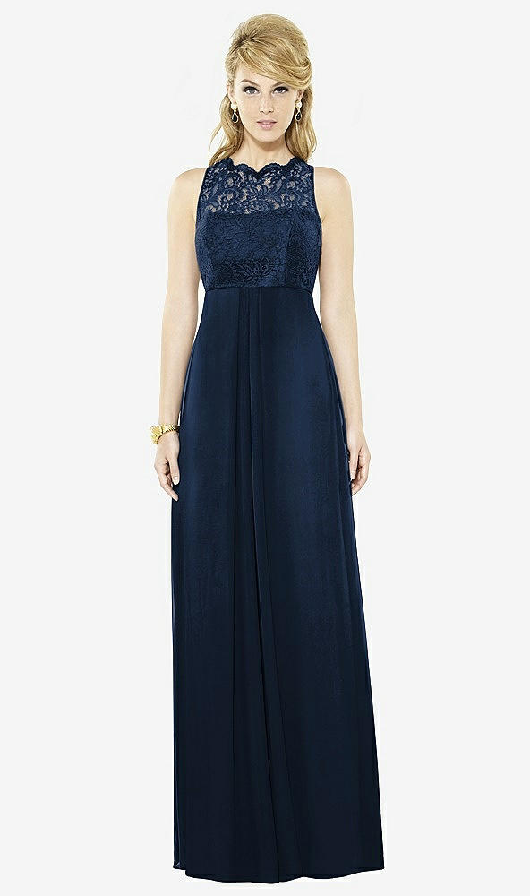Front View - Midnight Navy After Six Bridesmaid Dress 6722