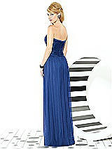 Rear View Thumbnail - Classic Blue After Six Bridesmaids Style 6723