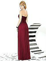 Rear View Thumbnail - Burgundy After Six Bridesmaids Style 6723