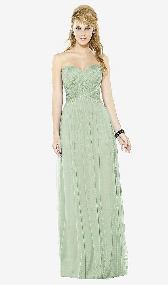 Front View - Celadon After Six Bridesmaids Style 6723