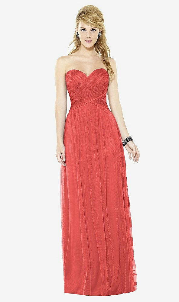 Front View - Perfect Coral After Six Bridesmaids Style 6723